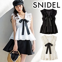 �ڴ��ָ���10%OFF�ۡ�ͽ���ʡ�SNIDEL ���ʥ��ǥ�  �������ڥץ���ܥ�֥饦�� SWFB262087 7����8�������ͽ�� /����󥻥������Բľ���