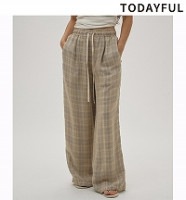 ��5���ָ���10%OFF 5/18(��)�ޤǡۡ�ͽ���� 5/23(��)ȯ��ͽ���TODAYFUL �ȥ��ǥ��ե�  Check Jacquard Pants 12610710  /����󥻥������Բľ���