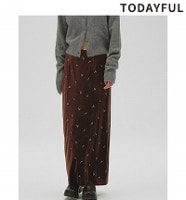 ��ͽ���ʡ�TODAYFUL �ȥ��ǥ��ե�  Petit Flower Velour Skirt 12620807 10�����11��������ͽ�� /����󥻥������Բľ���