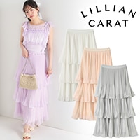 SALE50%OFF】LILLIAN CARAT リリアンカラット ストライプティアード