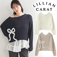 LILLIAN CARAT ��ꥢ�󥫥�å�  ��ܥ�ơ��ץ롼���˥å� 46531201  /����󥻥������Բľ��� �������ˤ�15���ޤ�¨��ȯ��(���˰ʳ�)��