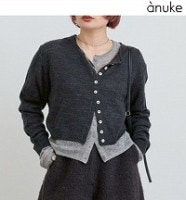 ��ͽ���ʡ�anuke ����̡���  Layered Crewneck Cardigan 62620531 10����11�������ͽ�� /����󥻥������Բľ���