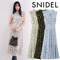�ڴ��ָ���10%OFF�ۡ�ͽ���ʡ�SNIDEL ���ʥ��ǥ�  Sustainable�ե��ץ꡼�ĥ��ԡ��� SWFO264077 8����9�������ͽ�� /����󥻥������Բľ���