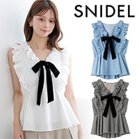 �ڴ��ָ���10%OFF��SNIDEL ���ʥ��ǥ�  �ե��ܥ������Ρ�����֥饦�� SWFB264205  /����󥻥������Բľ��ʡ������ˤ�15���ޤ�¨��ȯ��(���˰ʳ�)��