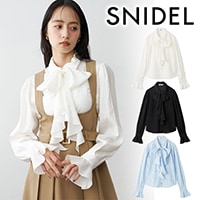 �ڴ��ָ���10%OFF��SNIDEL ���ʥ��ǥ�  �Хꥨ�ե쥢�ܥ������֥饦�� SWFB264200 ����󥻥������Բľ��� �������ˤ�15���ޤ�¨��ȯ��(���˰ʳ�)��