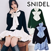�ڴ��ָ���10%OFF�ۡ�ͽ���ʡ�SNIDEL ���ʥ��ǥ�  ��ܥ󥿥��ڥץ�����˥å��˥å� SWNT264174 9������10��������ͽ�� /����󥻥������Բľ���
