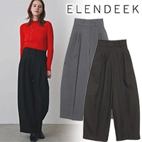 �ڴ��ָ���10%OFF�ۡ�ͽ���ʡ�ELENDEEK �����ǥ�����  TUCK COCOON WIDE PT 512650711601 10������11��������ͽ�� ��ʧ����������Բ� 26FW 2026���� ���� ����󥻥������Բ� 