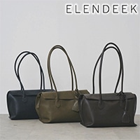 �ڴ��ָ���10%OFF�ۡ�ͽ���ʡ�ELENDEEK �����ǥ�����  CURVE FLAP BOSTON BAG 512651900801 10������11��������ͽ�� ��ʧ����������Բ� 26FW 2026���� ���� ����󥻥������Բ� 