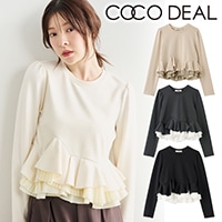 COCODEAL ココディール ペプラムフリルショートジャケット 76614202