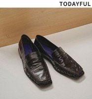 �ڴ��ָ���ݥ����5%��10/18(��)23:59�ޤǡۡ�ͽ���ʡ�TODAYFUL �ȥ��ǥ��ե�  Squaretoe Gather Loafers 12711021 1�����2��������ͽ�� /����󥻥������Բľ���