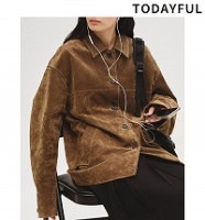 �ڴ��ָ���ݥ����5%��10/18(��)23:59�ޤǡۡ�ͽ���ʡ�TODAYFUL �ȥ��ǥ��ե�  Suede Soutiencollar Jacket 12710101 2�����3��������ͽ�� /����󥻥������Բľ���