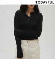 �ڴ��ָ���ݥ����5%��10/18(��)23:59�ޤǡۡ�ͽ���ʡ�TODAYFUL �ȥ��ǥ��ե�  Henleyneck Soft Tops 12610608 3�����4��������ͽ�� �ͥ��ݥ�����̵�� /����󥻥������Բľ���