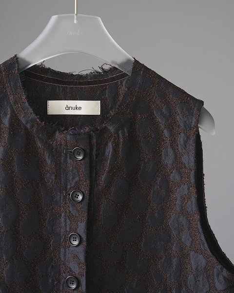 SOLD OUTanuke ̡  Leopard Jacquard Vest 62520111  /󥻥Բľʡˤ15ޤ¨ȯ(˰ʳ)