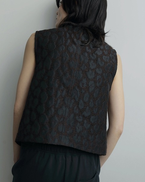 SOLD OUTanuke ̡  Leopard Jacquard Vest 62520111  /󥻥Բľʡˤ15ޤ¨ȯ(˰ʳ)