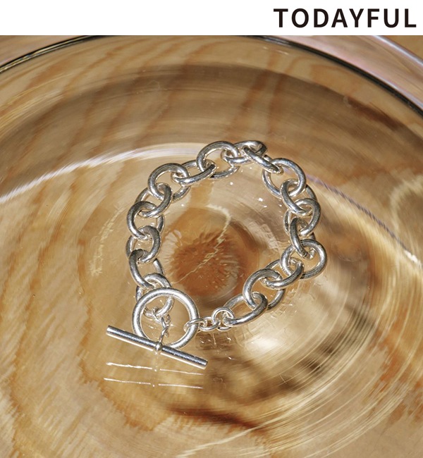 ں١TODAYFUL ȥǥե  Oval Chain BraceletSilver925 12420904 /󥻥Բľʡˤ15ޤ¨ȯ(˰ʳ)