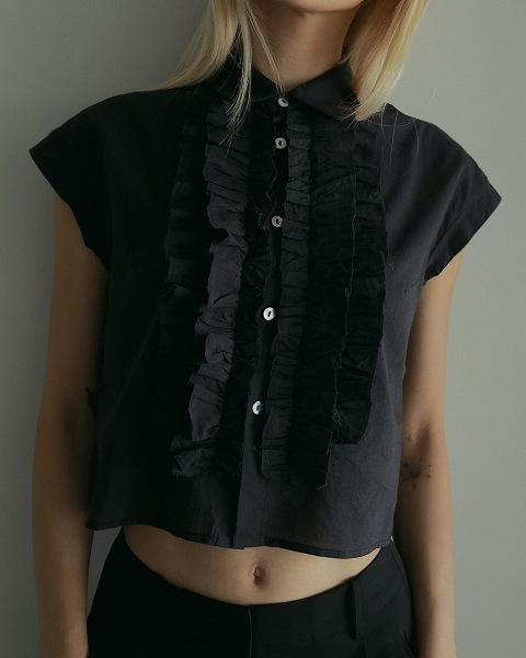 anuke ̡  Sleeveless Frill Blouse 62510418  /󥻥Բľʡˤ15ޤ¨ȯ(˰ʳ)