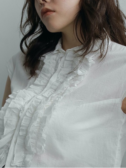 anuke ̡  Sleeveless Frill Blouse 62510418  /󥻥Բľʡˤ15ޤ¨ȯ(˰ʳ)