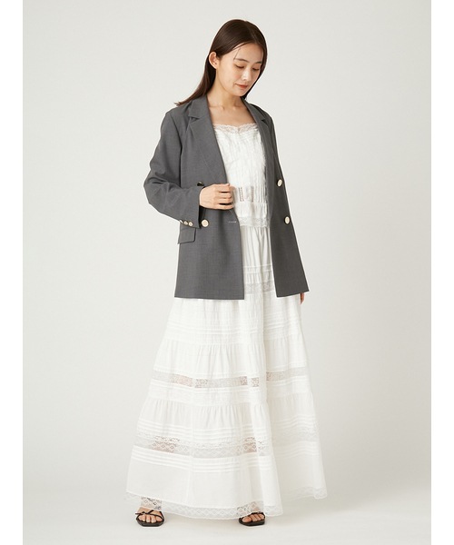 即購入ok!FRAY I.D テーラードジャケット アイボリー FRAY I.D ＼SALE50%OFF+2点購入で10%OFFクーポン有／即日発送