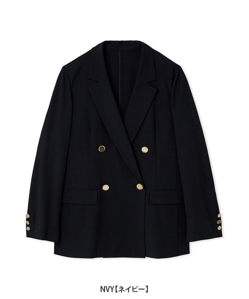 ⭐︎美品⭐︎ FRAY I.D フレイアイディー　テーラードジャケット ネイビー SALE50%OFF】FRAY I.D フレイアイディー ダブルテーラード