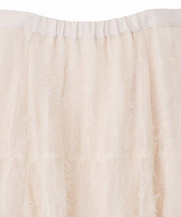 COCODEAL ココディール ウェーブフラッフィーフレアスカート 75717408