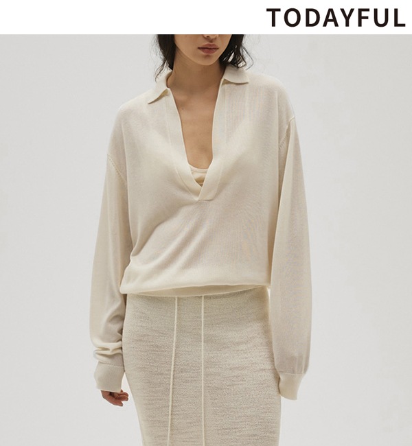 ニット/セーター Soft Skipper Knit / todayful TODAYFUL（トゥデイフル）の「ソフトスキッパーニット（ニット