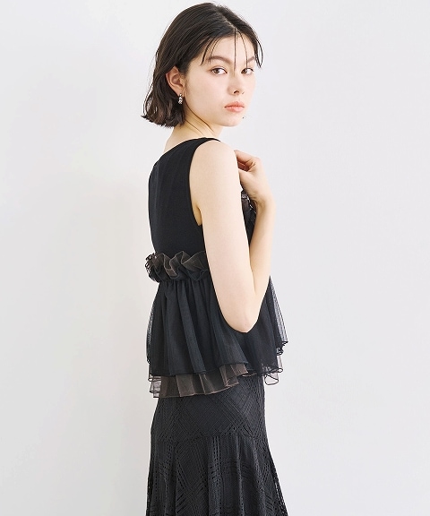 SALE30%OFF】COCODEAL ココディール チュールフリルデザイン