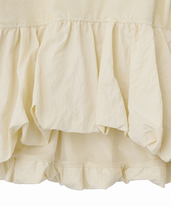 COCODEAL ココディール ベロアドッキングバルーントップス 76121547