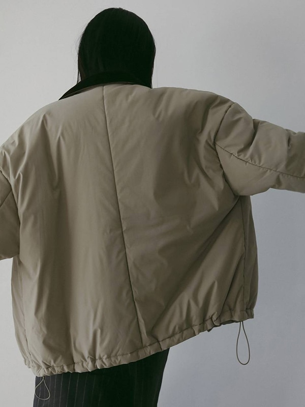 SOLD OUT】anuke アンヌーク Velour Collar Blouzon 62610203