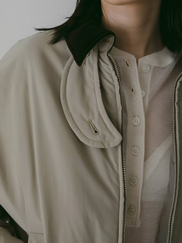 anuke アンヌーク Velour Collar Blouzon 62610203 /キャンセル返品