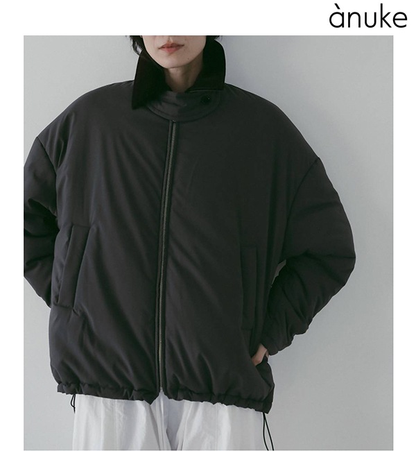 タグ付き新品　アンヌーク　Velour Collar Blouzon 38 anuke アンヌーク Velour Collar Blouzon 62610203 /キャンセル返品