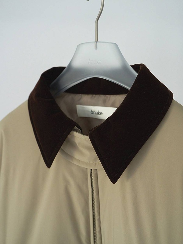 SOLD OUT】anuke アンヌーク Velour Collar Blouzon 62610203
