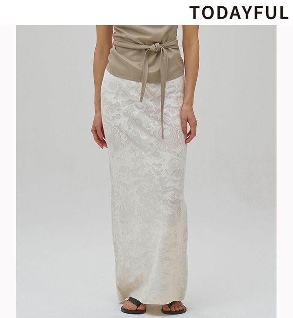 ��ͽ���ʡ�TODAYFUL �ȥ��ǥ��ե�   Jacquard Knit Skirt 12610810 7����8�������ͽ�� /����󥻥������Բľ���