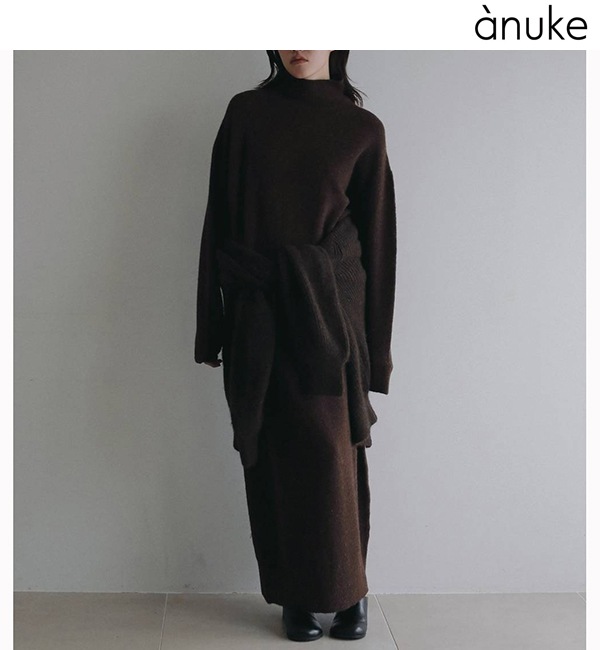 anuke ����̡��� Cocoon Knit Onepiece 62620310 /����󥻥������Բľ��ʡ������ˤ�15���ޤ�¨��ȯ��(���˰ʳ�)��