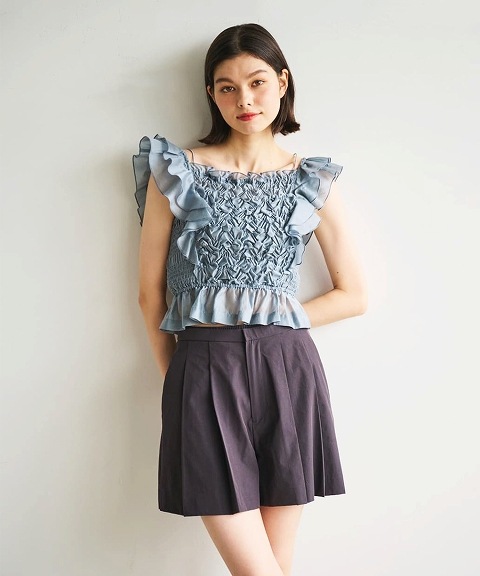 SALE70%OFF】COCODEAL ココディール レイヤーライクキュロットパンツ