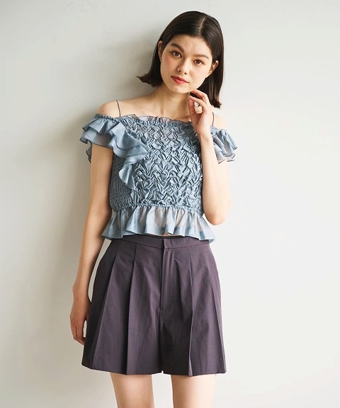 SALE70%OFF】COCODEAL ココディール レイヤーライクキュロットパンツ