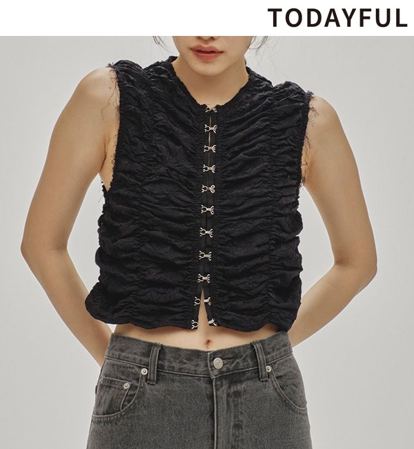 SALE20%OFFTODAYFUL ȥǥե  Piping Shirring Blouse 12510427 /󥻥Բľʡˤ15ޤ¨ȯ(˰ʳ)