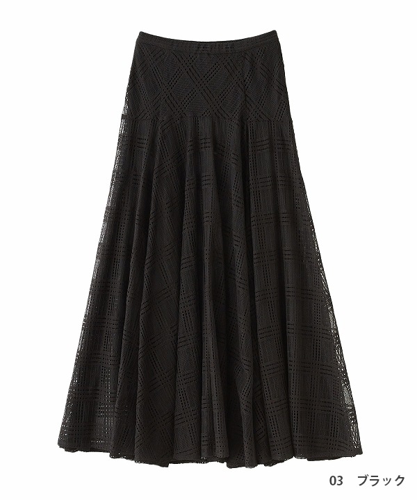 SALE50%OFF】COCODEAL ココディール チェックレースフレア