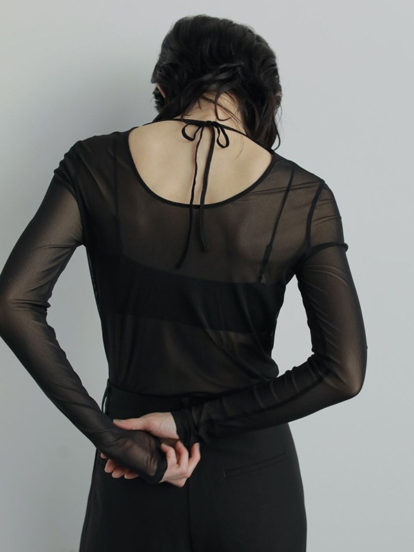 アンヌーク　anuke 2way Sheer Tops ànuke online store（アンヌーク） / 2way Sheer Tops2way Sheer