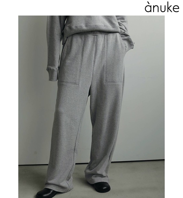 SALE40%OFF】anuke アンヌーク Wide Sweat Pants 62520719 /キャンセル