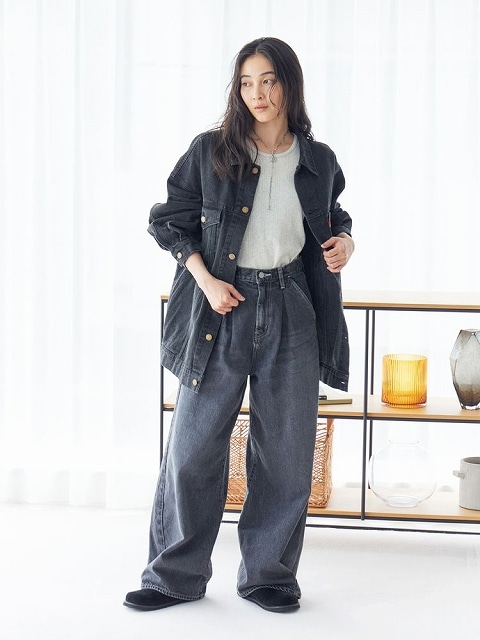 期間限定10%OFF】Ungrid アングリッド ビッグシルエットデニム