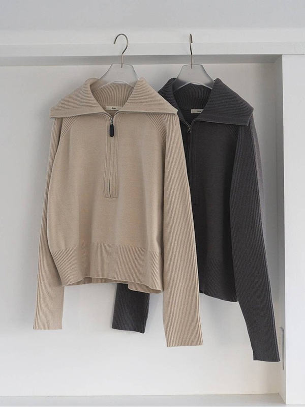anuke ����̡���  Zip Rib Knit 62610504  /����󥻥������Բľ���  �������ˤ�15���ޤ�¨��ȯ��(���˰ʳ�)��