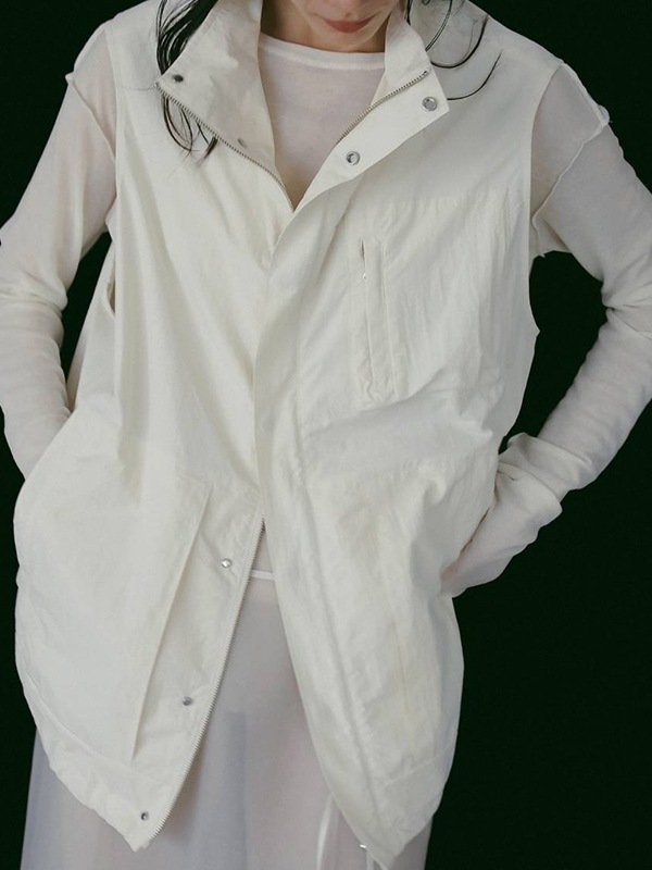anuke ����̡���  Standcollar Pocket Vest 62610103  /����󥻥������Բľ��� �������ˤ�15���ޤ�¨��ȯ��(���˰ʳ�)��