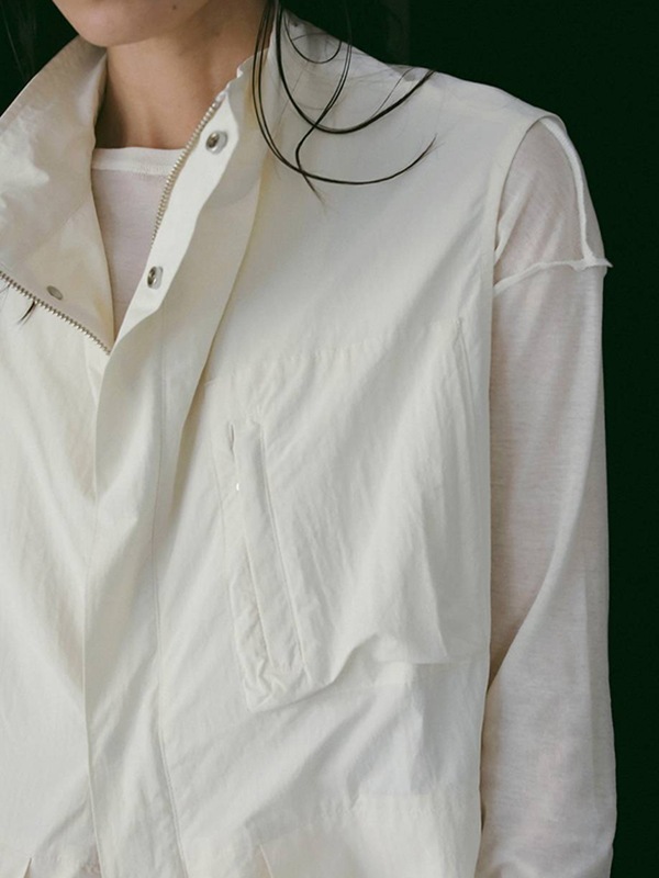 anuke ����̡���  Standcollar Pocket Vest 62610103  /����󥻥������Բľ��� �������ˤ�15���ޤ�¨��ȯ��(���˰ʳ�)��