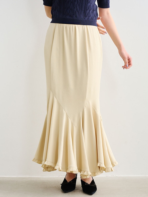 SALE30%OFF】COCODEAL ココディール ヘムフリルマーメイドスカート