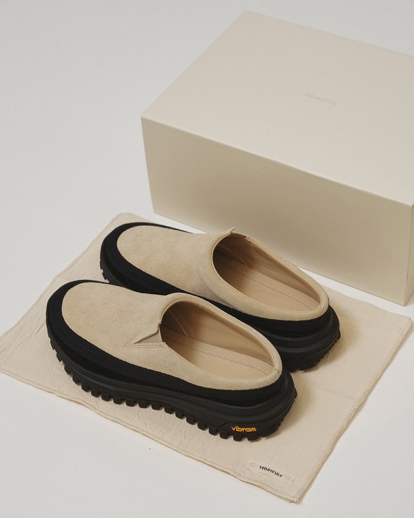 ��ͽ���ʡ�TODAYFUL �ȥ��ǥ��ե�  Vibramsole Leather Sabot 12611032 7����8�������ͽ�� /����󥻥������Բľ���