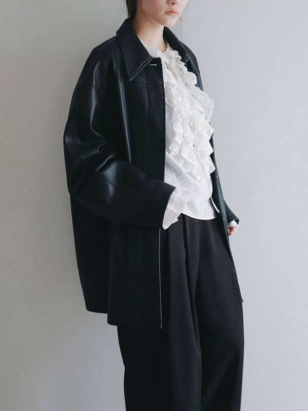 anuke ����̡��� Ecoleather Over Jacket 62620105 /����󥻥������Բľ��ʡ������ˤ�15���ޤ�¨��ȯ��(���˰ʳ�)��