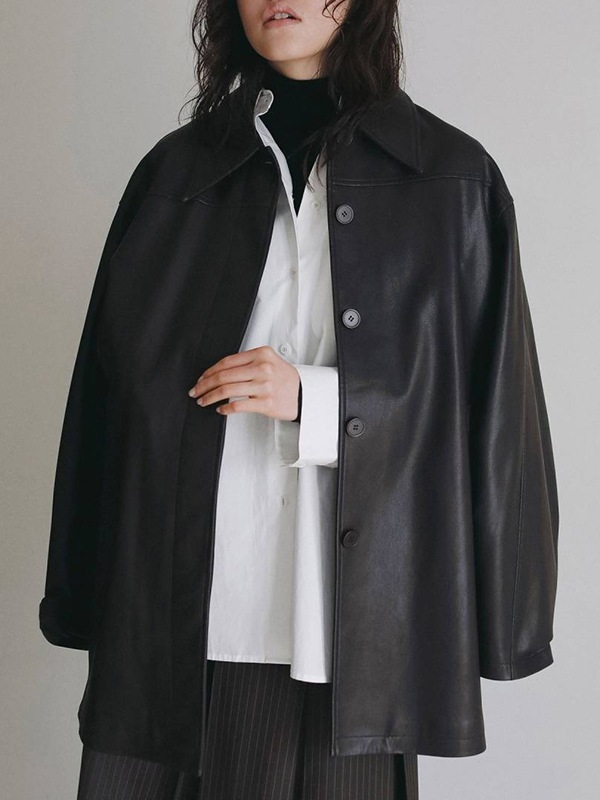 anuke ����̡��� Ecoleather Over Jacket 62620105 /����󥻥������Բľ��ʡ������ˤ�15���ޤ�¨��ȯ��(���˰ʳ�)��