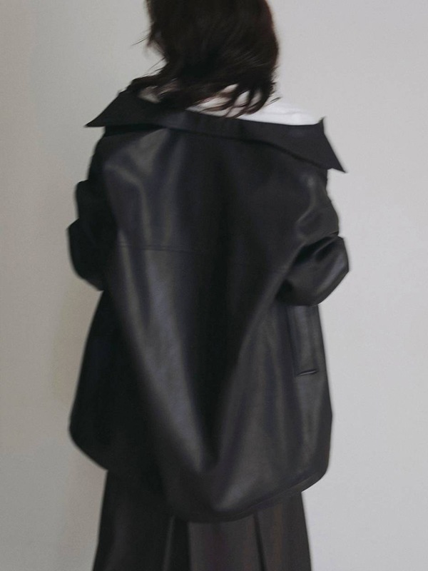 anuke ����̡��� Ecoleather Over Jacket 62620105 /����󥻥������Բľ��ʡ������ˤ�15���ޤ�¨��ȯ��(���˰ʳ�)��