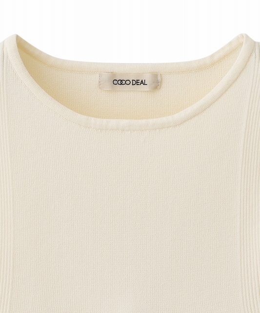 COCO DEAL 布帛ドッキングバルーンノースリニット COCODEAL ココディール 布帛ドッキングバルーンノースリニット