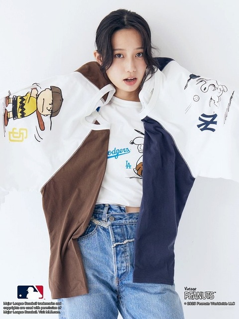 ��SALE50%OFF��Ungrid ���󥰥�å�  ��MLB��PEANUTS�ۥ饰���Tee 112542779701 �ͥ��ݥ�����̵�� /����󥻥������Բľ��ʡ������ˤ�15���ޤ�¨��ȯ��(���˰ʳ�)��